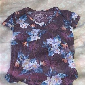 floral t-shirt, worn once! perfect condition.